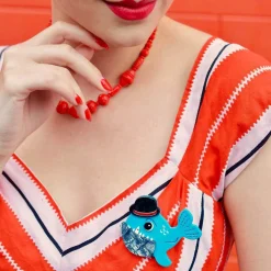New Pedro The Piranha Brooch Brooches