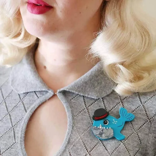 New Pedro The Piranha Brooch Brooches