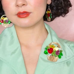 Fashion Picnic Party Starter Brooch Brooches