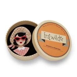Hot Picnic Portrait Brooch Brooches