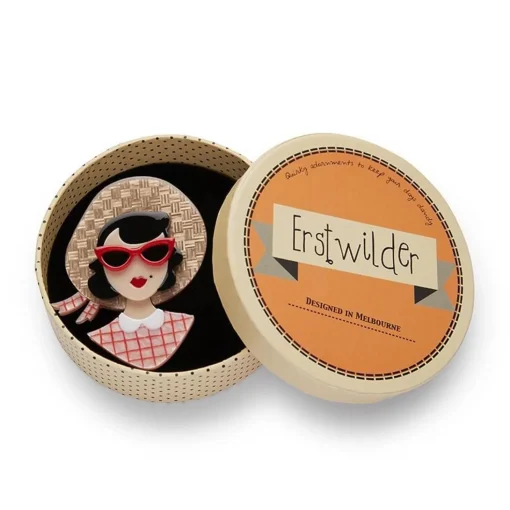 Hot Picnic Portrait Brooch Brooches