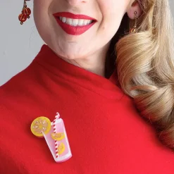 Online Pink Lemonade Brooch Brooches