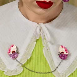 Online Pinky Promise Cardigan Clips Brooches