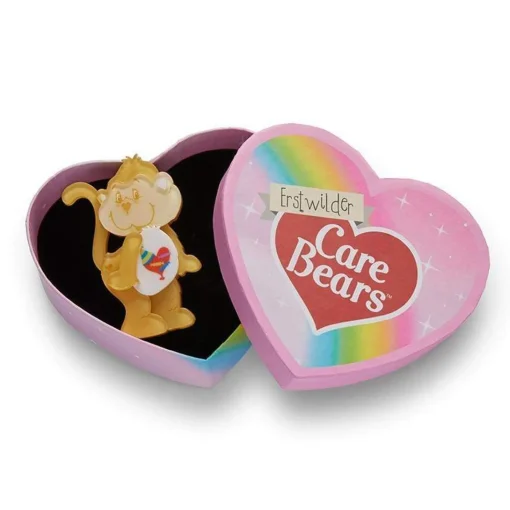 Clearance Playful Heart Monkey Brooch Brooches