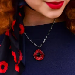 Online Poppy Field Mini Pendant Necklace Necklaces