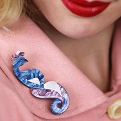 Outlet Precious Peafowl Bird Brooch Brooches