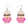 Cheap Pretty In Pom Poms Iris Drop Earrings Earrings