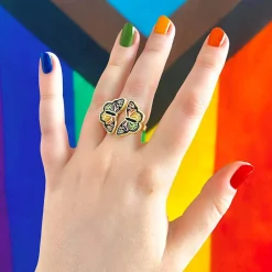 Discount Prince Of Pride Butterfly Enamel Ring Rings