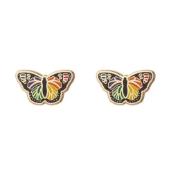 Best Prince Of Pride Butterfly Enamel Earrings Enamel Earrings