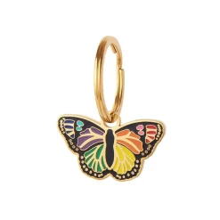 Hot Prince Of Pride Butterfly Enamel Charm Enamel Key Rings