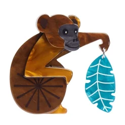 Clearance Princely Primate Brooch Brooches