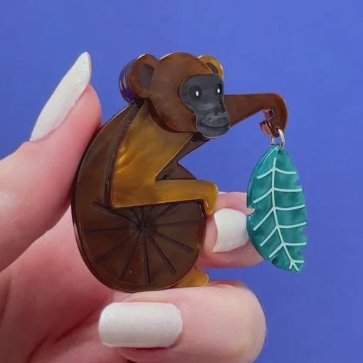 Clearance Princely Primate Brooch Brooches