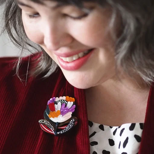 Cheap Protea In Bloom Brooch Brooches