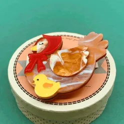 Best Sale Proud Mother Hen Brooch Brooches
