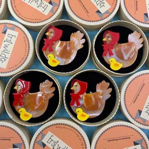 Best Sale Proud Mother Hen Brooch Brooches