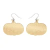 Clearance Pumpkin Magic Mirror Drop Earrings - Gold Essential Earrings