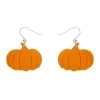 Best Sale Pumpkin Mirror Drop Earrings - Orange Essential Earrings