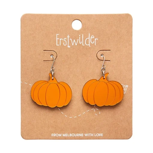 Best Sale Pumpkin Mirror Drop Earrings - Orange Essential Earrings