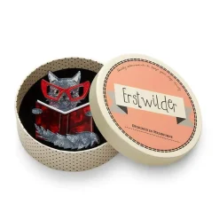 Best Sale Puss In Books Brooch Brooches