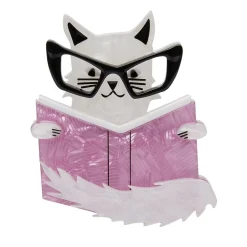 Flash Sale Puss In Books Brooch Brooches