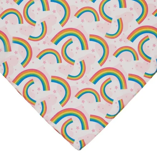 Fashion Rainbow Heart Large Neck Scarf Scarves