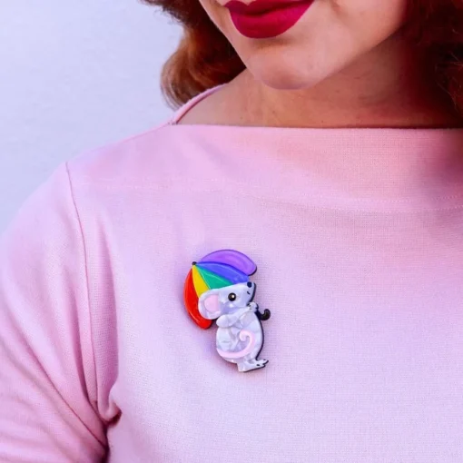 Outlet Rainbow Rain Brooch Brooches