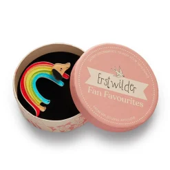 Fashion Rainbow Ruff Brooch Brooches