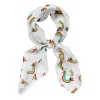 Best Sale Rainbow Ruff Head Scarf White Scarves