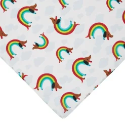 Best Sale Rainbow Ruff Head Scarf White Scarves