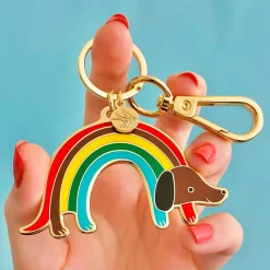 Store Rainbow Ruff Key Ring Enamel Key Rings