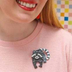 Cheap Randy Raccoon Brooch Brooches