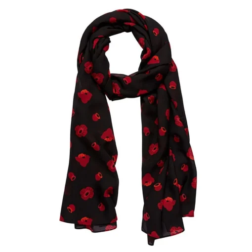 Store Remembrance Poppy Large Neck Scarf Scarves