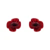Outlet Remembrance Poppy Stud Earrings Earrings