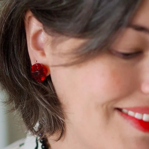 Outlet Remembrance Poppy Stud Earrings Earrings