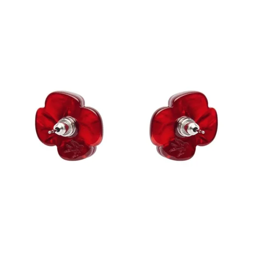Outlet Remembrance Poppy Stud Earrings Earrings