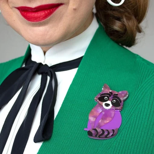 Online Rocket'S Riot Raccoon Brooch Brooches