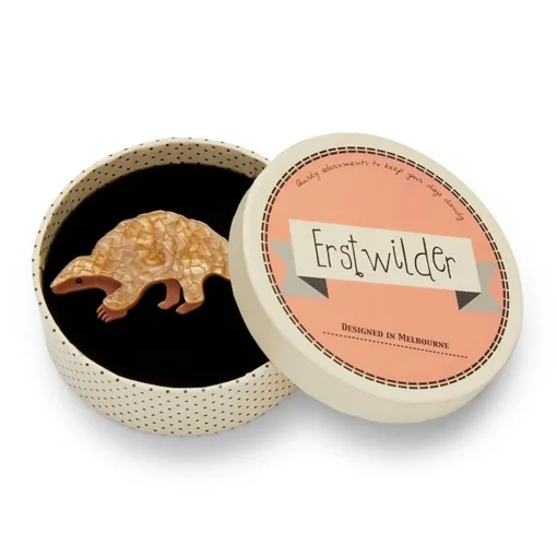Cheap Roly Poly Pangolin Brooch Brooches