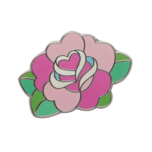 Hot Roses Are Red Enamel Pin Enamel Pins