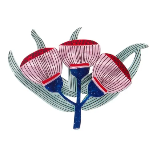 Sale Ruby Red-Flowering Gum Brooch Brooches