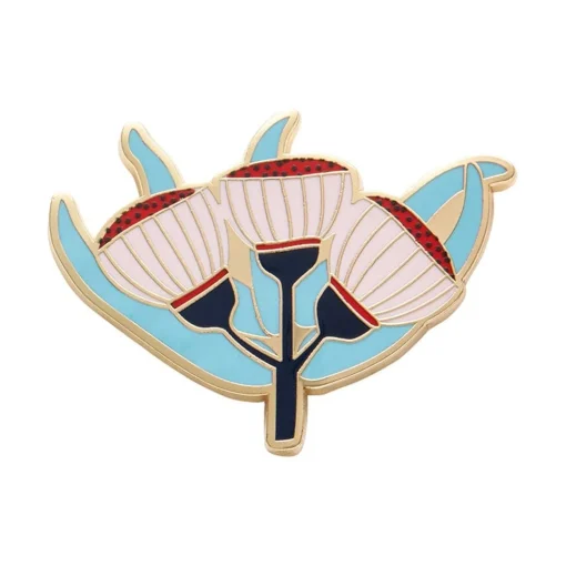 Fashion Ruby Red-Flowering Gum Enamel Pin Enamel Pins