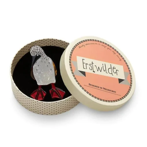 Hot Ruby The Booby Brooch Brooches