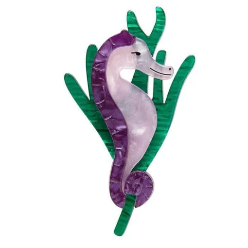 Best Sale Sandy The Shy Seahorse Brooch Brooches
