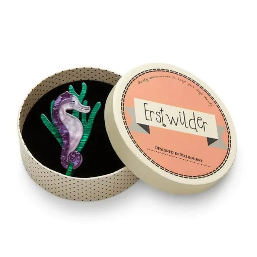 Best Sale Sandy The Shy Seahorse Brooch Brooches