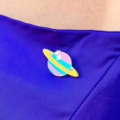 Flash Sale Saturn The Sixth Enamel Pin Enamel Pins