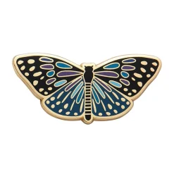 Shop Set Yourself Free Butterfly Enamel Pin Enamel Pins