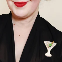 Hot Shaken, Not Stirred Brooch Brooches
