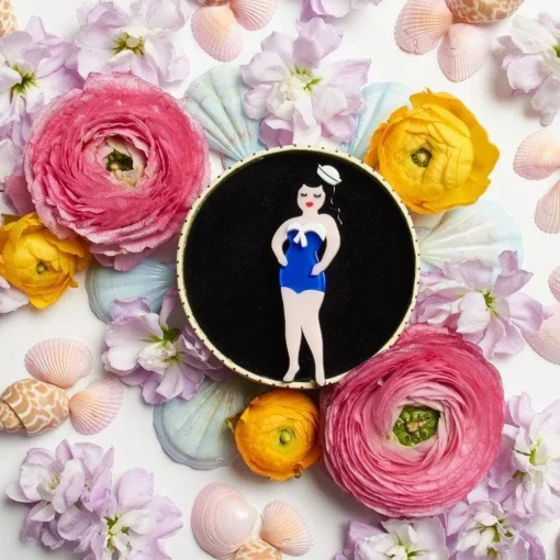 Cheap She Sells Sea Shells Brooch Brooches