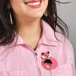Online She'S So Foxy Brooch Brooches
