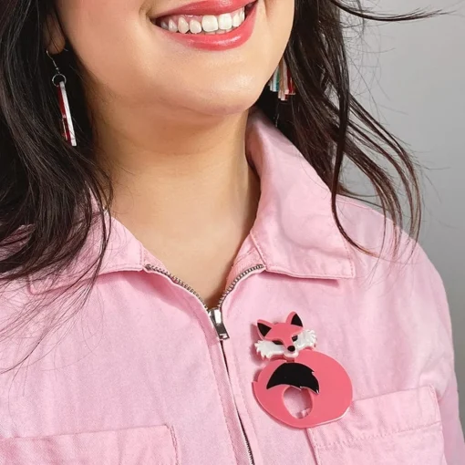 Online She'S So Foxy Brooch Brooches