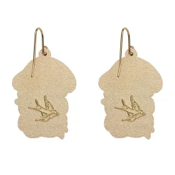 Discount Shiitake Happens Enamel Drop Earrings Enamel Earrings